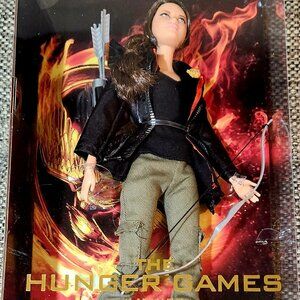 New Mattel Barbie Collector Black Label The Hunger Games Katniss Barbie Doll